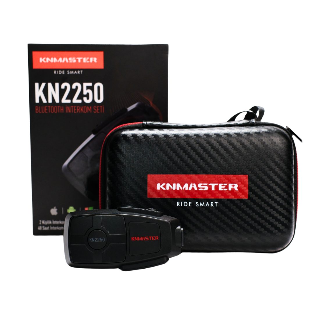 Knmaster KN2250 Motosiklet Kask İnterkom Bluetooth Intercom Kulaklık Seti